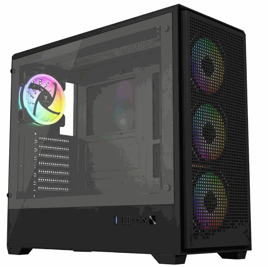 Gabinete Gaming Perseo 465 3+1 Fanes Argb