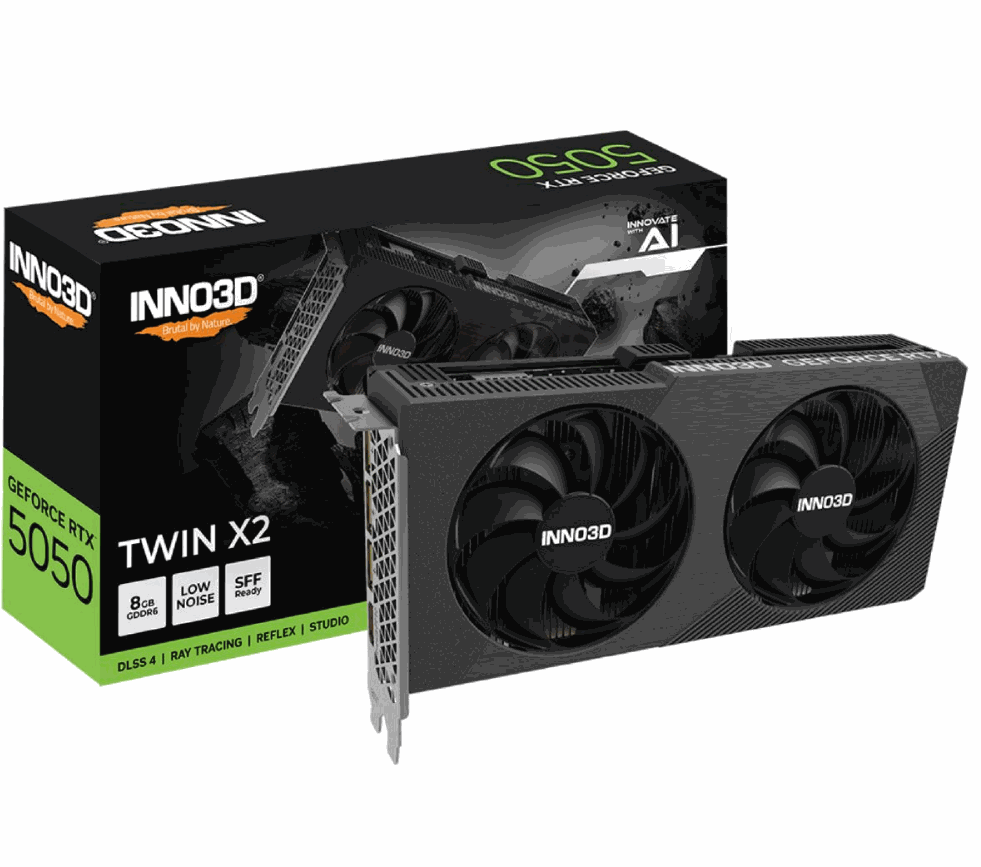 Tarjeta Inno3d Geforce Rtx 5050 8gb Twin X2