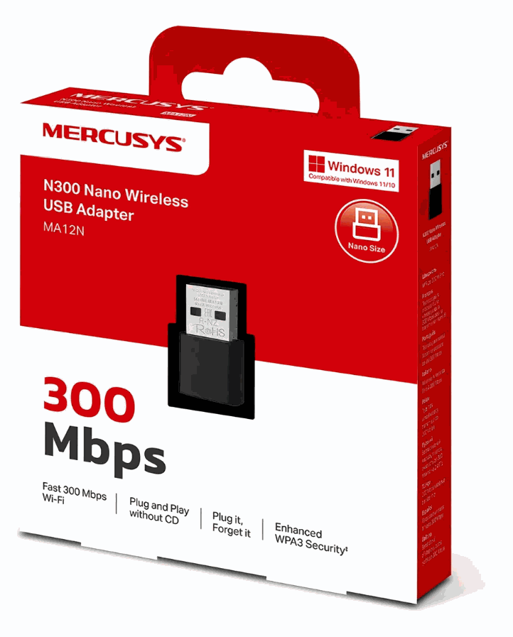 Adaptador Wifi Usb Mercusys